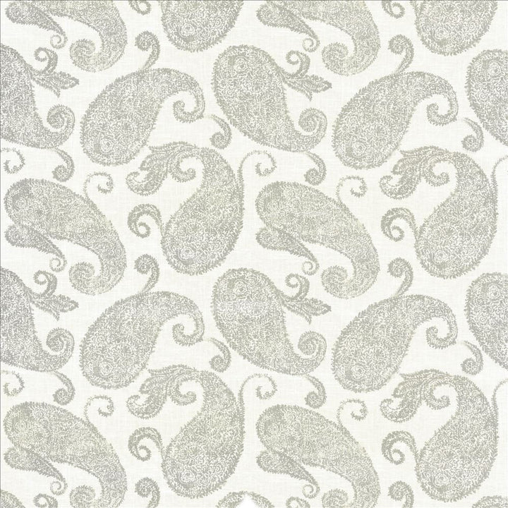 Frascati Paisley Platinum by Kasmir Designer Fabric 5105 55% Linen
45% Viscose
 CHINA </p><p>Repeat: Horizontal: 26 2/8 inches and Vertical: 25 inches 54 - 55 - Swanky Fabrics -