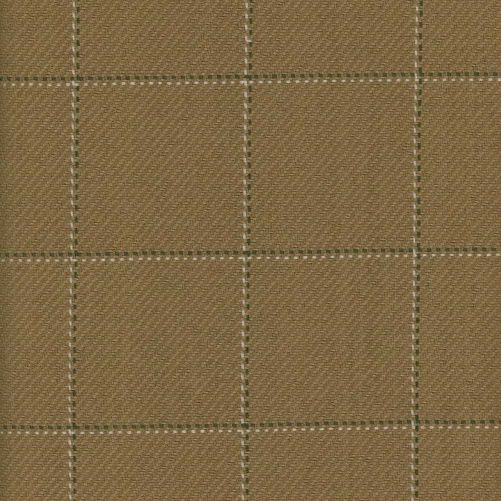 Frazier Khaki by Roth & Tompkins Fabric - 100% Cotton - India - 15,001-30,000 double rubs - V: 3"  H: 3" - 54" - Fabric Carolina -