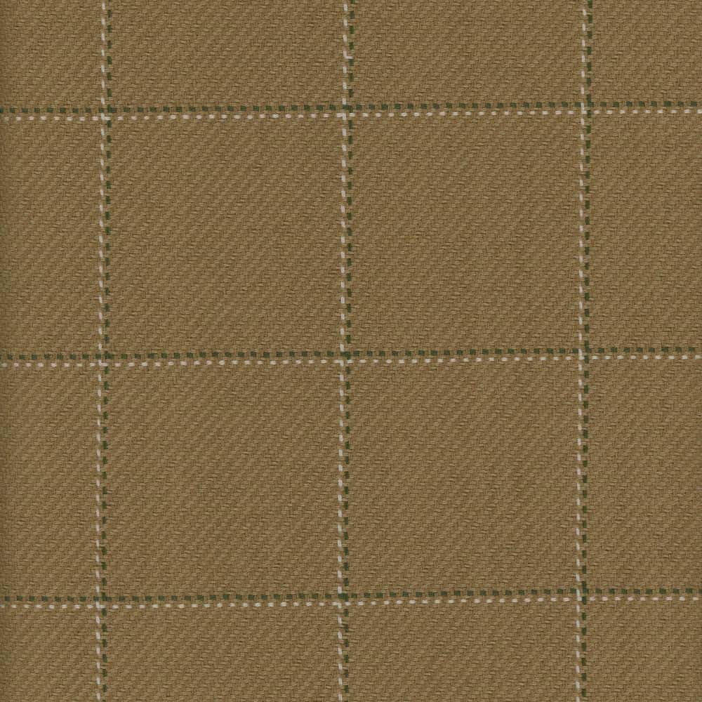 Frazier Khaki by Roth & Tompkins Fabric - 100% Cotton - India - 15,001-30,000 double rubs - V: 3"  H: 3" - 54" - Fabric Carolina -