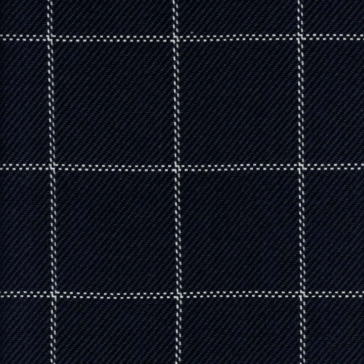 Frazier Navy by Roth & Tompkins Fabric - 100% Cotton - India - 15,001-30,000 double rubs - V: 3"  H: 3" - 54" - Fabric Carolina -