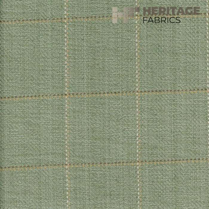 Frazier Thyme by Heritage Designer Fabric - 100% Cotton India 30,000 Horizontal: 3" and Vertical: 3" 54" - Swanky Fabrics -