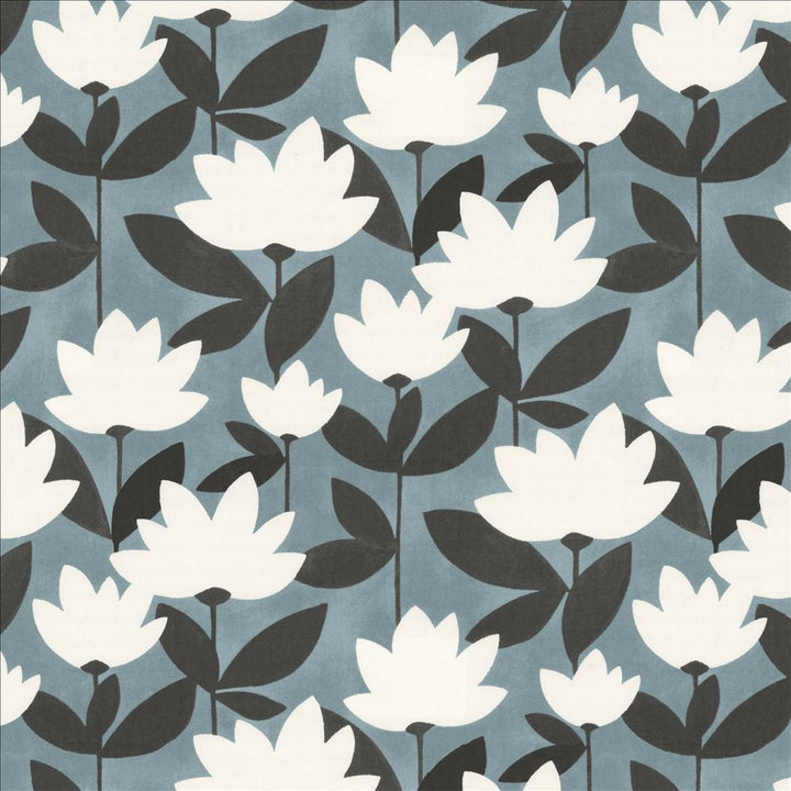 Frisky Floral Indigo by Kasmir Designer Fabric 1467 100% Cotton
 CHINA 12,000 Wyzenbeek Double Rubs </p><p>Repeat: Horizontal: 15 inches and Vertical: 14 2/8 inches 55 - Swanky Fabrics -