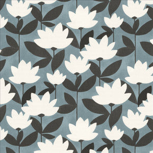 Frisky Floral Indigo by Kasmir Designer Fabric