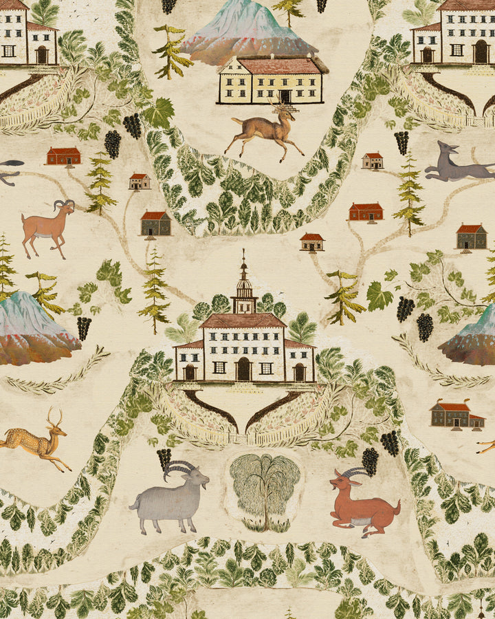 Galtür Of Tyrol Taupe wallpaper by Mind the Gap (WP20688), swatch