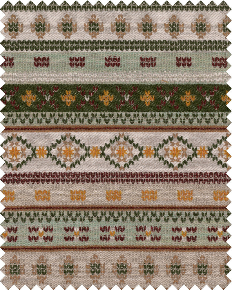 Gaisstein Jacquard Woven Fabric by Mind the Gap Designer Fabric TYROL APRES-SKI HOME COLLECTION 40% Cotton, 20% Wool, 40% other fibres Made in Belgium W 46.5cm x L 58.5cm / W 18.3in x L 23in 55.51 - Swanky Fabrics -