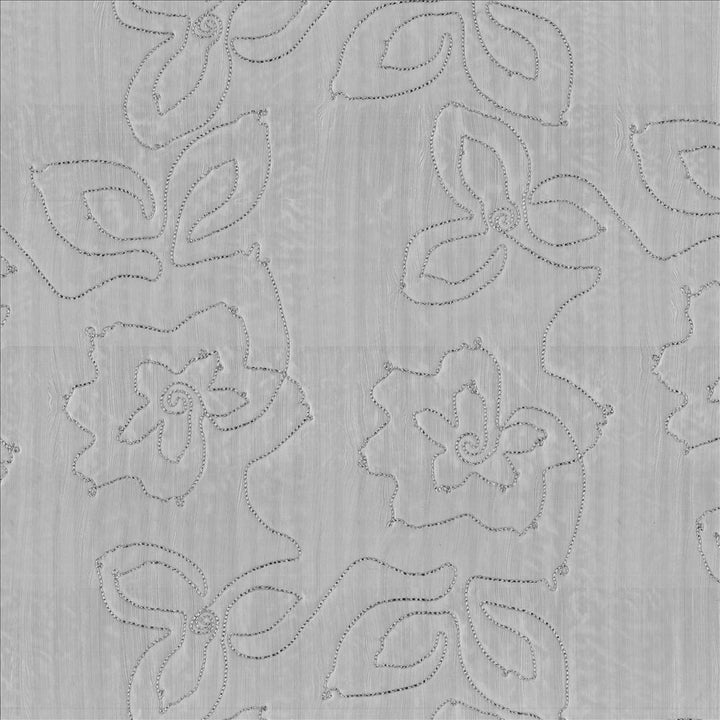 Garden Delight Silver Haze by Kasmir Designer Fabric 5077 100% Polyester
Embroidery
100% Polyester
 CHINA Not Tested </p><p>Repeat: Horizontal: 18 4/8 inches and Vertical: 17 inches 91 - Swanky Fabrics -