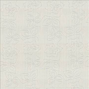 Garden Delight Sterling by Kasmir Designer Fabric 5077 100% Polyester Embroidery Contents 100% Polyester CHINA Not Tested H: 18 4/8 inches, V: 17 inches 116 - Swanky Fabrics - Kasmir