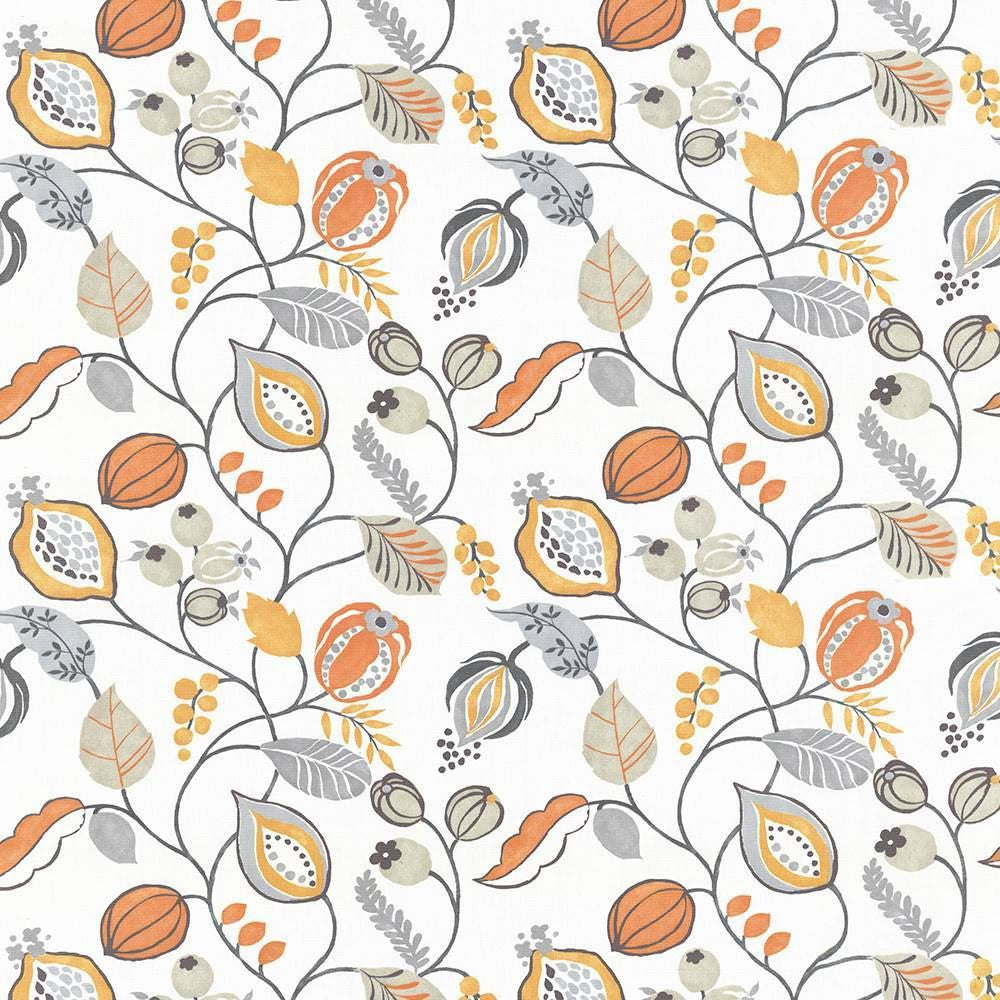 Gardens Edge Juice  by Kasmir Designer Fabric 5075 100% Cotton
 SPAIN Not Tested Horizontal: 27 2/8 inches and Vertical: 24 4/8 inches 54  - Swanky Fabrics -