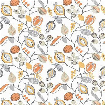 Gardens Edge Juice by Kasmir Designer Fabric 5075 100% Cotton SPAIN Not Tested H: 27 2/8 inches, V: 24 4/8 inches 54 - 55 - Swanky Fabrics - Kasmir