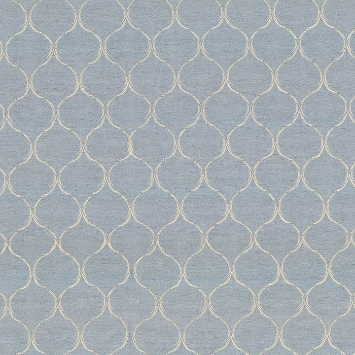 Gazebo Trellis Ice Blue by Kasmir Designer Fabric See sample 100% Polyester
Embroidery
100% Polyester
 CHINA Not Tested </p><p>Repeat: Horizontal: 4 2/8 inches and Vertical: 5 6/8 inches 54 - Swanky Fabrics -