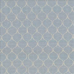 Gazebo Trellis Ice Blue by Kasmir Designer Fabric