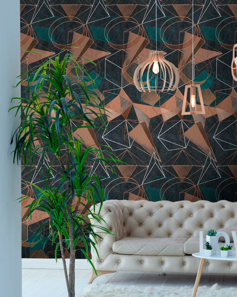 Perspectives Wallpaper by Mind the Gap Designer Wallpaper THE WALLPAPER COLLECTABLES Textured Matte Made in Europe Paste the wall 3 rolls x 20.5 x 3.25 yards - Swanky Fabrics -