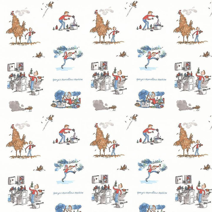 George Marvelous Blue by Kasmir Designer Fabric See sample 100% Cotton
 TURKEY Not Tested </p><p>Repeat: Horizontal: 18 1/8 inches and Vertical: 25 2/8 inches 55 - Swanky Fabrics -