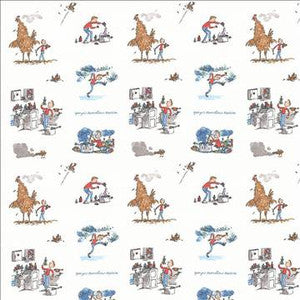 George Marvelous Blue by Kasmir Designer Fabric