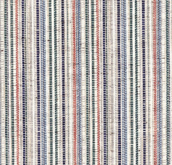 Gilligan Blue Terra by Roth & Tompkins Fabric - 100% Polyester - India - 50,001-100,000 double rubs - H: 4 - 54" - Fabric Carolina -