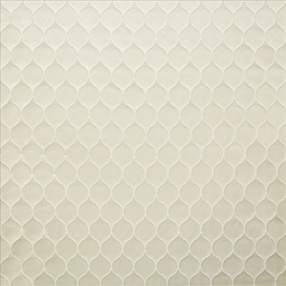 Glensheen White by Kasmir Designer Fabric 5147 100% Polyester
 INDIA </p><p>Repeat: Horizontal: 1 1/8 inches and Vertical: 2 inches 54 - Swanky Fabrics -