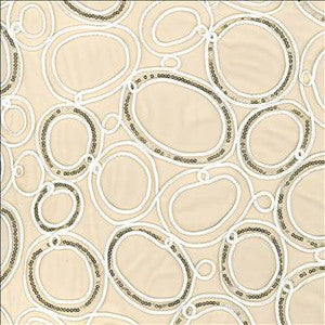 Glitz N Glam Champagne by Kasmir Designer Fabric