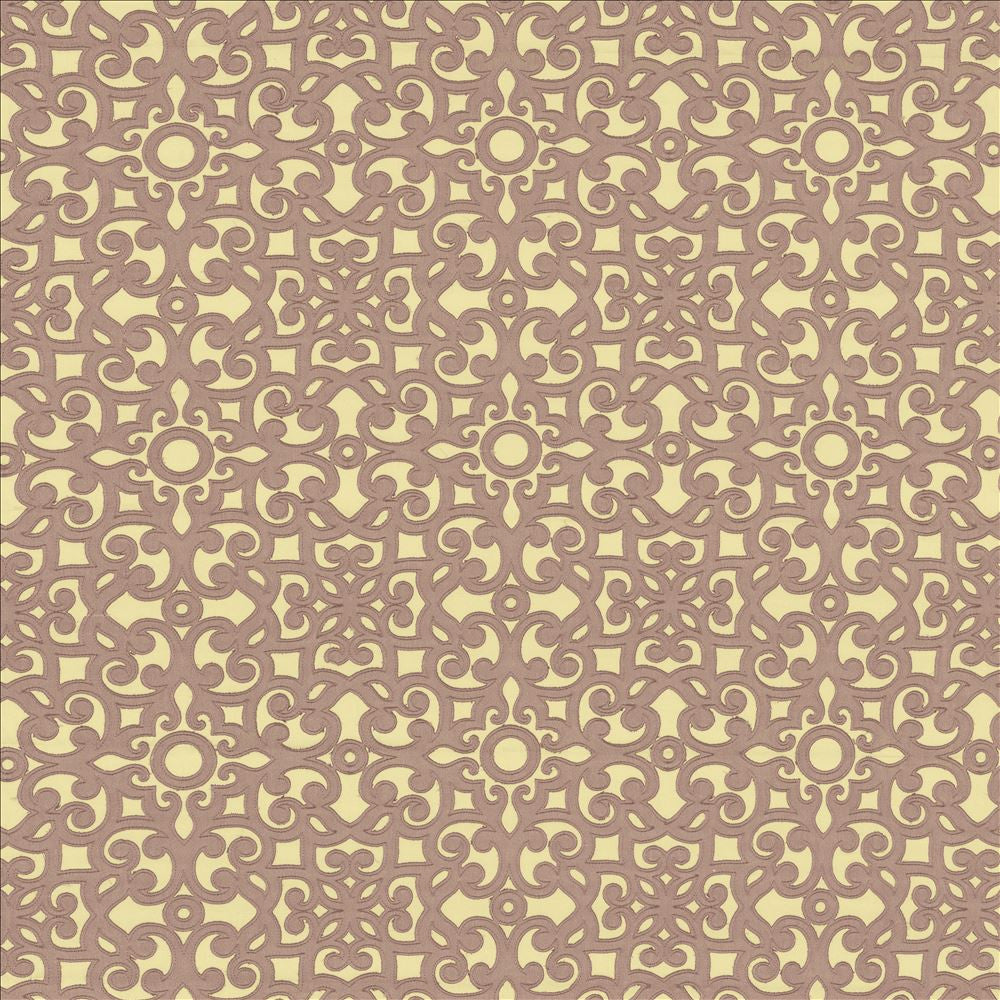 Glory Days Mauve by Kasmir Designer Fabric 5146 52% Cotton
48% Polyester
 INDIA </p><p>Repeat: Horizontal: 8 6/8 inches and Vertical: 10 inches 51 - Swanky Fabrics -
