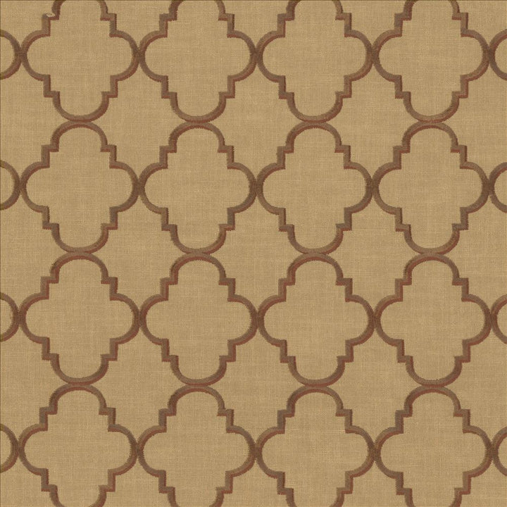 Goodean Spice  by Kasmir Designer Fabric 1439 100% Polyester
Embroidery
100% Rayon
 INDIA 30,000 Wyzenbeek Double Rubs Horizontal: 4 inches and Vertical: 4 4/8 inches 52  - Swanky Fabrics -