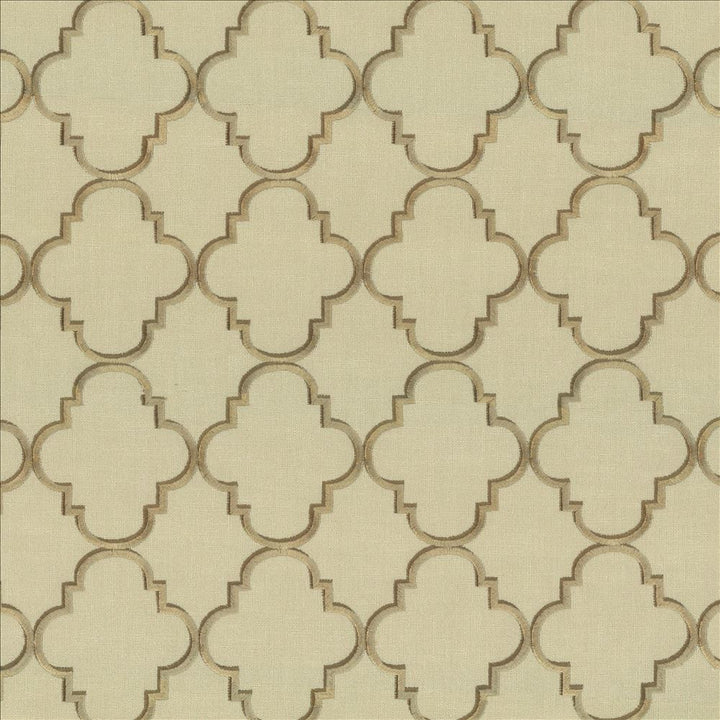 Goodean Wheat by Kasmir Designer Fabric 1439 100% Polyester Embroidery 100% Rayon INDIA 30,000 Wyzenbeek Double Rubs Horizontal: 4 inches and Vertical: 4 4/8 inches 52 - 55 - Swanky Fabrics -