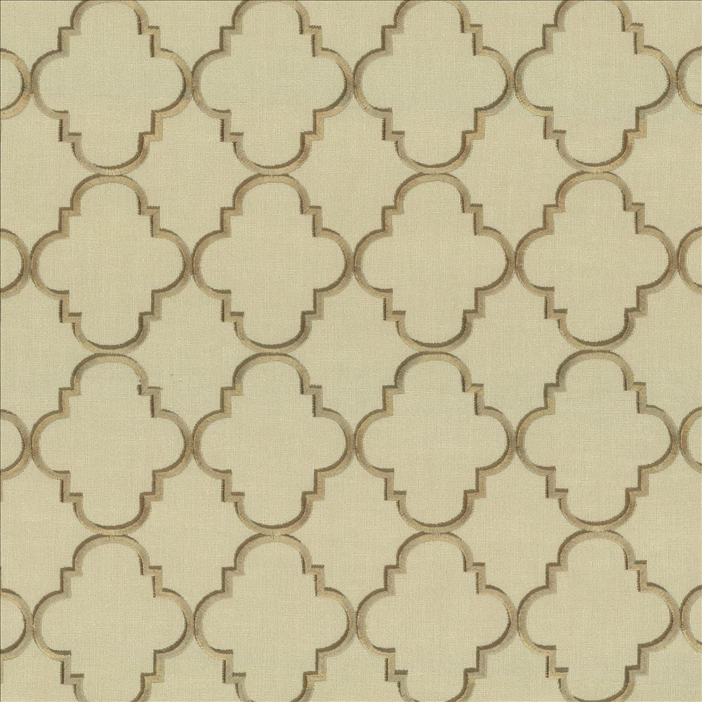 Goodean Wheat  by Kasmir Designer Fabric 1439 100% Polyester
Embroidery
100% Rayon
 INDIA 30,000 Wyzenbeek Double Rubs Horizontal: 4 inches and Vertical: 4 4/8 inches 52  - Swanky Fabrics -