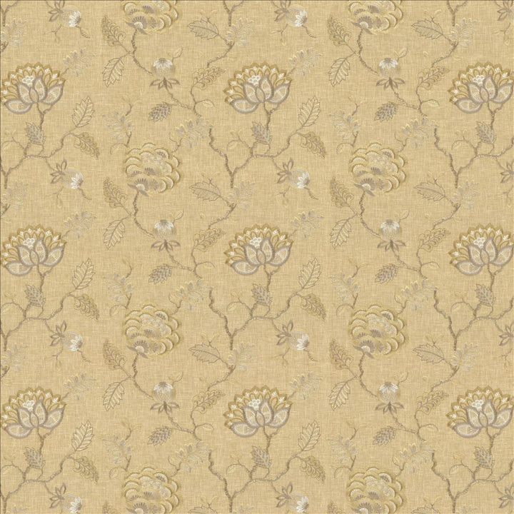 Grand Bouquet Linen by Kasmir Designer Fabric 1466 52% Polyester
48% Cotton
 INDIA 12,000 Wyzenbeek Double Rubs </p><p>Repeat: Horizontal: 17 inches and Vertical: 12 4/8 inches 54 - Swanky Fabrics -