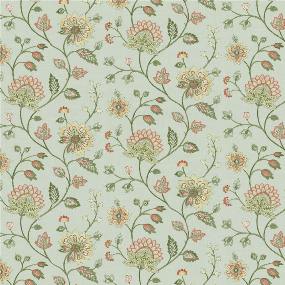 Grand Garden Porcelain by Kasmir Designer Fabric 5142 58% Cotton
42% Polyester
 INDIA </p><p>Repeat: Horizontal: 26 inches and Vertical: 12 1/8 inches 53 - Swanky Fabrics -
