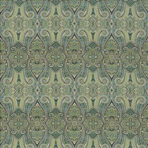 Grand Paisley Peacock by Kasmir Designer Fabric