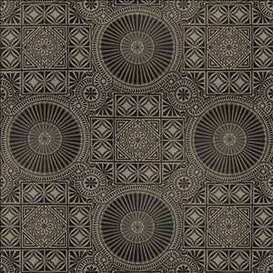Grande Mosaic Jet by Kasmir Designer Fabric