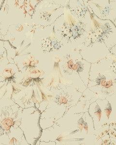 Mind The Gap Wallpaper GRANDMA'S TAPESTRY Bluewash Wallpaper (WP30018)