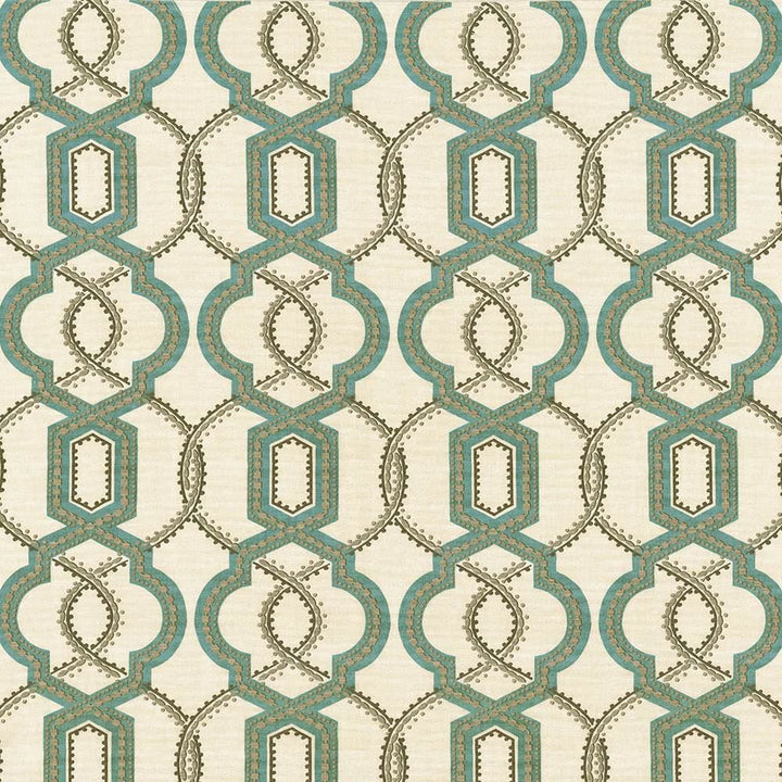 Grandover Robins Egg by Kasmir Designer Fabric 5107 100% Cotton
 USA </p><p>Repeat: Horizontal: 9 inches and Vertical: 13 4/8 inches 54 - Swanky Fabrics -