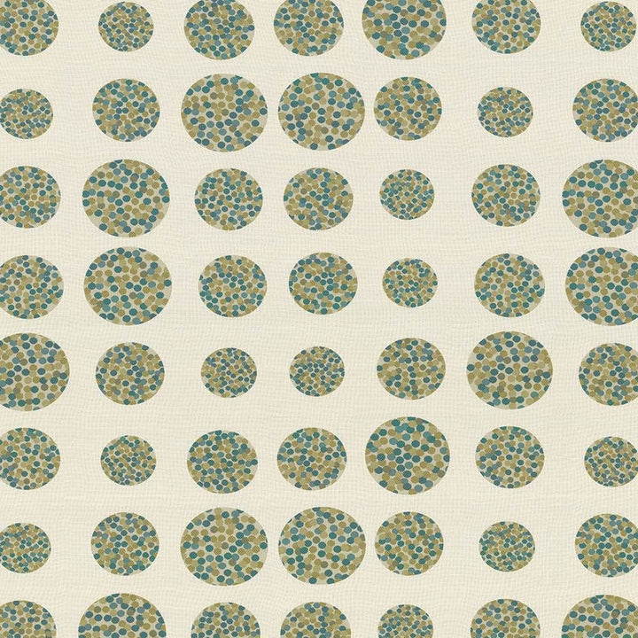 Gumball Delight Turquoise by Kasmir Designer Fabric 1423 69% Polyester 31% Rayon USA 36,000 Wyzenbeek Double Rubs Horizontal: 27 6/8 inches and Vertical: 25 6/8 inches 55 - 56 - Swanky Fabrics -