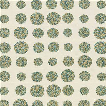 Gumball Delight Turquoise by Kasmir Designer Fabric 1423 69% Polyester 31% Rayon USA 36,000 Wyzenbeek Double Rubs H: 27 6/8 inches, V: 25 6/8 inches 55 - 56 - Swanky Fabrics - Kasmir