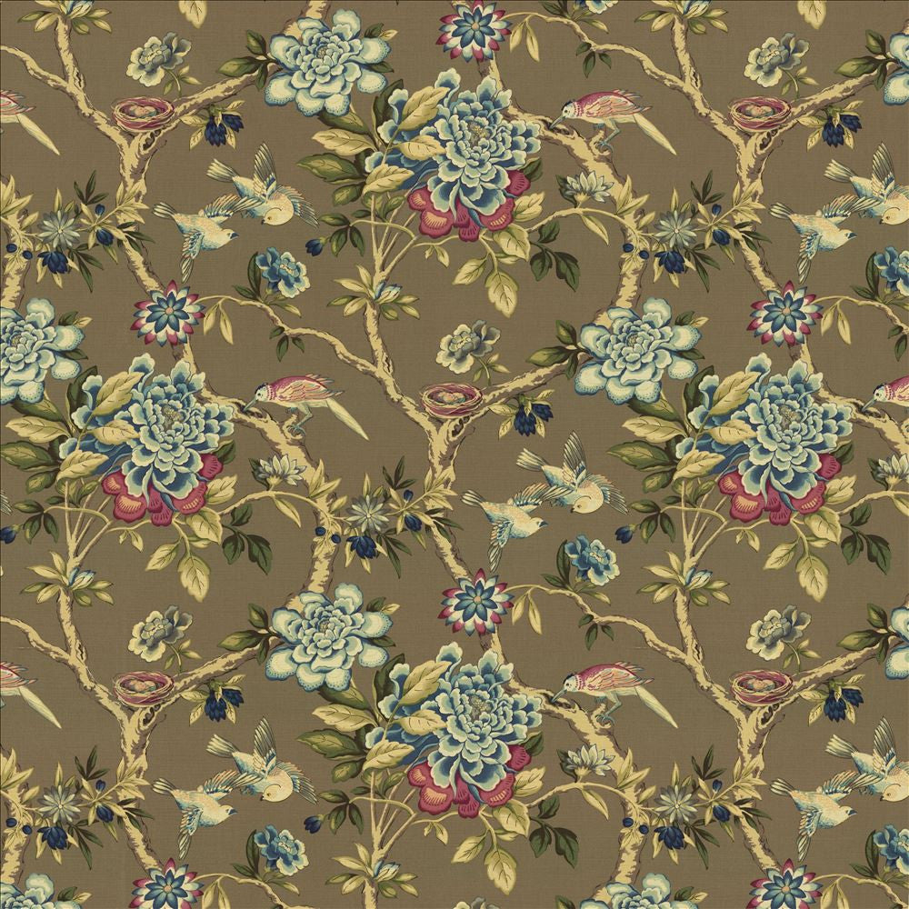 Gwendolyn Jewel by Kasmir Designer Fabric 5155 100% Cotton
 PERU 18,000 Wyzenbeek Double Rubs </p><p>Repeat: Horizontal: 27 inches and Vertical: 25 2/8 inches 54 - Swanky Fabrics -