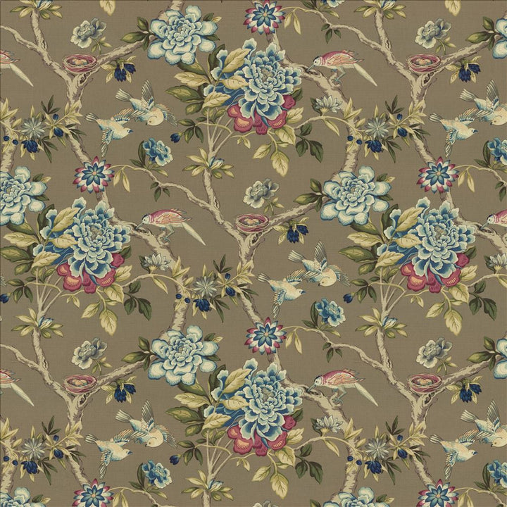 Gwendolyn Jewel by Kasmir Designer Fabric 5155 100% Cotton PERU 18,000 Wyzenbeek Double Rubs Horizontal: 27 inches and Vertical: 25 2/8 inches 54 - Swanky Fabrics -