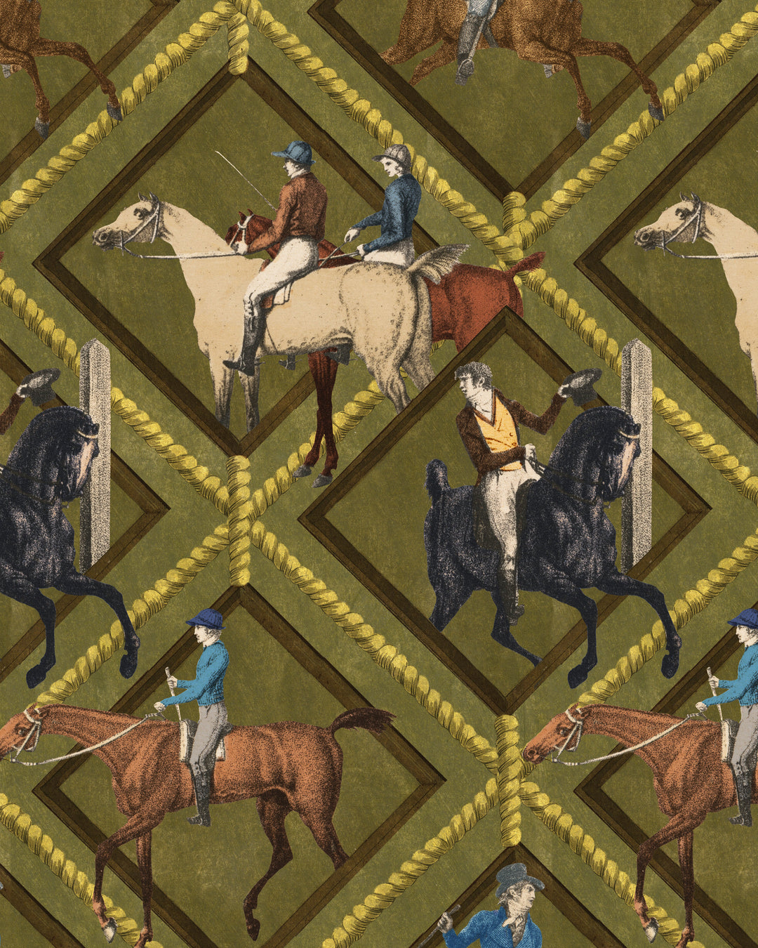 Gymkhana Khaki wallpaper by Mind the Gap (WP20638), swatch