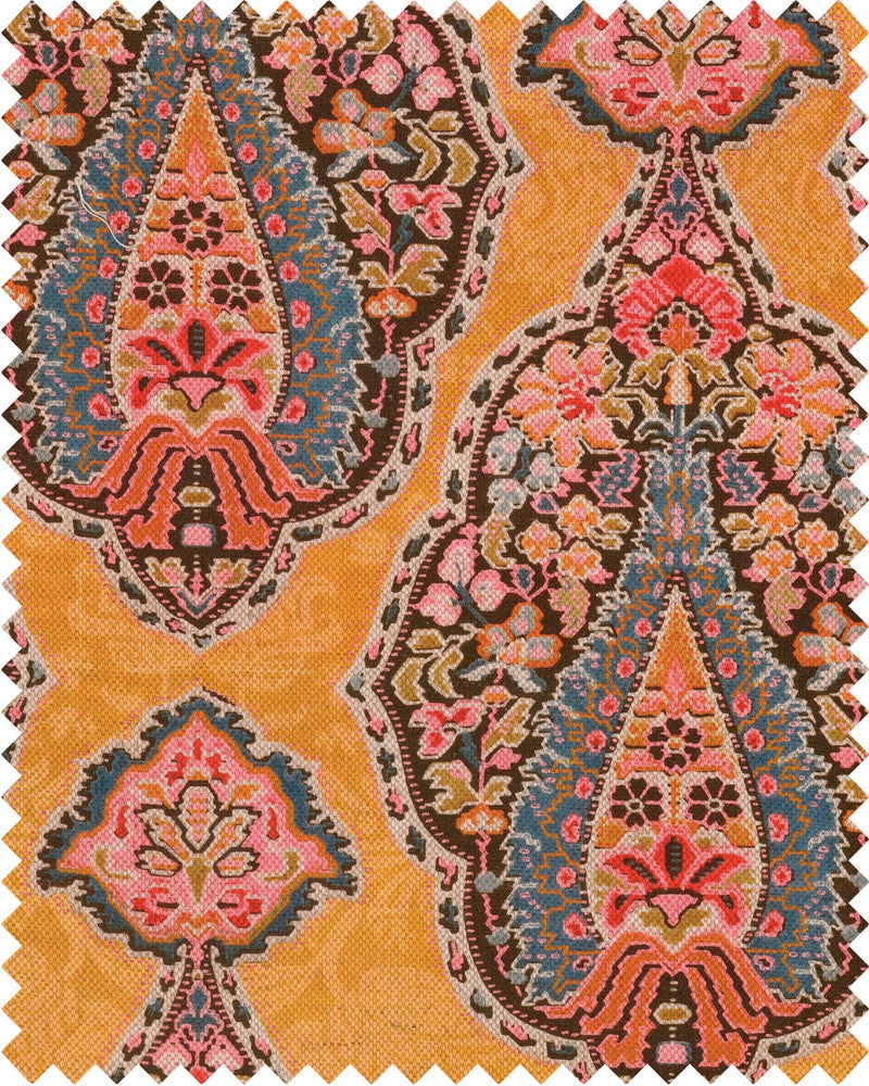 Gypsy Soul Fabric by Mind the Gap Designer Fabric WOODSTOCK '69 LIFESTYLE COLLECTION 44% Linen, 56% Cotton Made in United Kingdom W 34.5cm x L 46cm / W 13.5in x L 18.1in 55.1in - Swanky Fabrics -