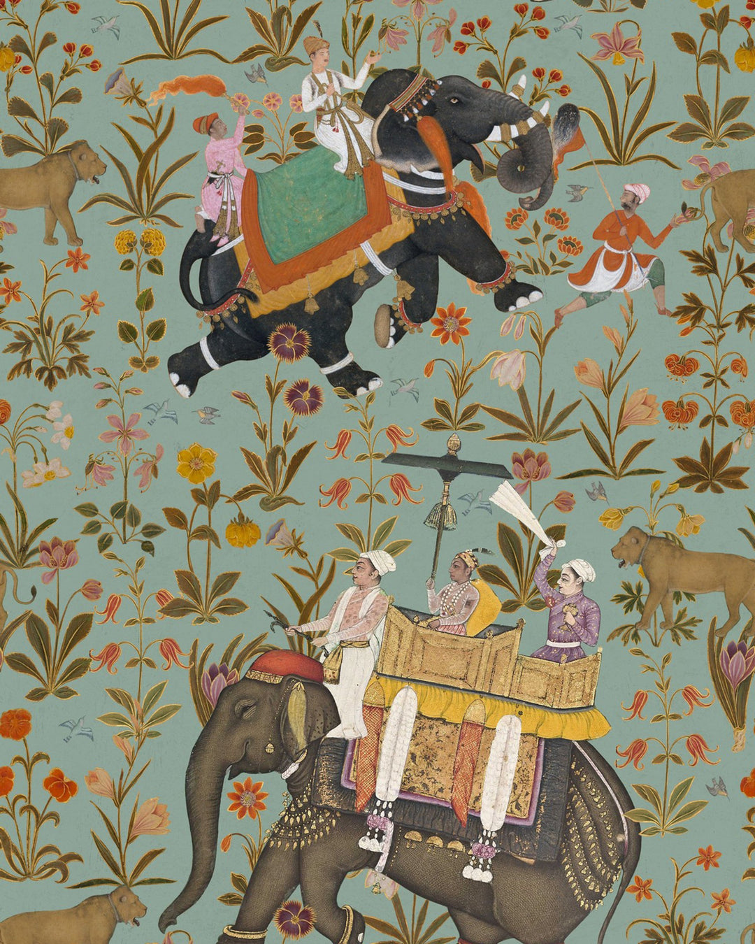 Hindustan Aquamarine wallpaper by Mind the Gap (WP20257), swatch