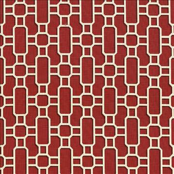 Hakkasan Fret Rouge by Kasmir Designer Fabric 5064 100% Cotton USA 15,000 Wyzenbeek Double Rubs H: 9 inches, V: 12 5/8 inches 54 - Swanky Fabrics - Kasmir