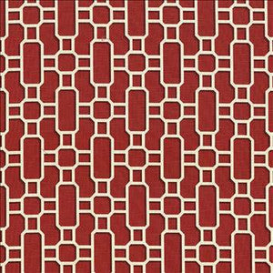 Hakkasan Fret Rouge by Kasmir Designer Fabric