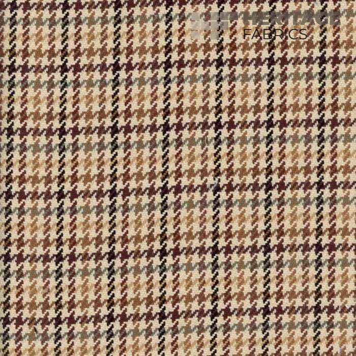 Hamilton Desert by Heritage Designer Fabric - 100% Cotton India 30,000 Horizontal: 1.25" and Vertical: 1.5" 54" - Swanky Fabrics -