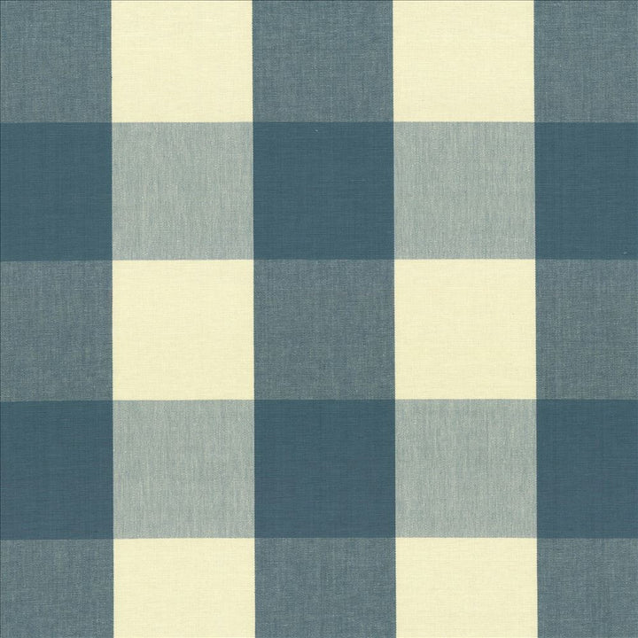 Hampton Check Teal by Kasmir Designer Fabric 5089 100% Cotton
 INDIA 6,000 Wyzenbeek Double Rubs </p><p>Repeat: Horizontal: 8 inches and Vertical: 8 inches 54 - Swanky Fabrics -