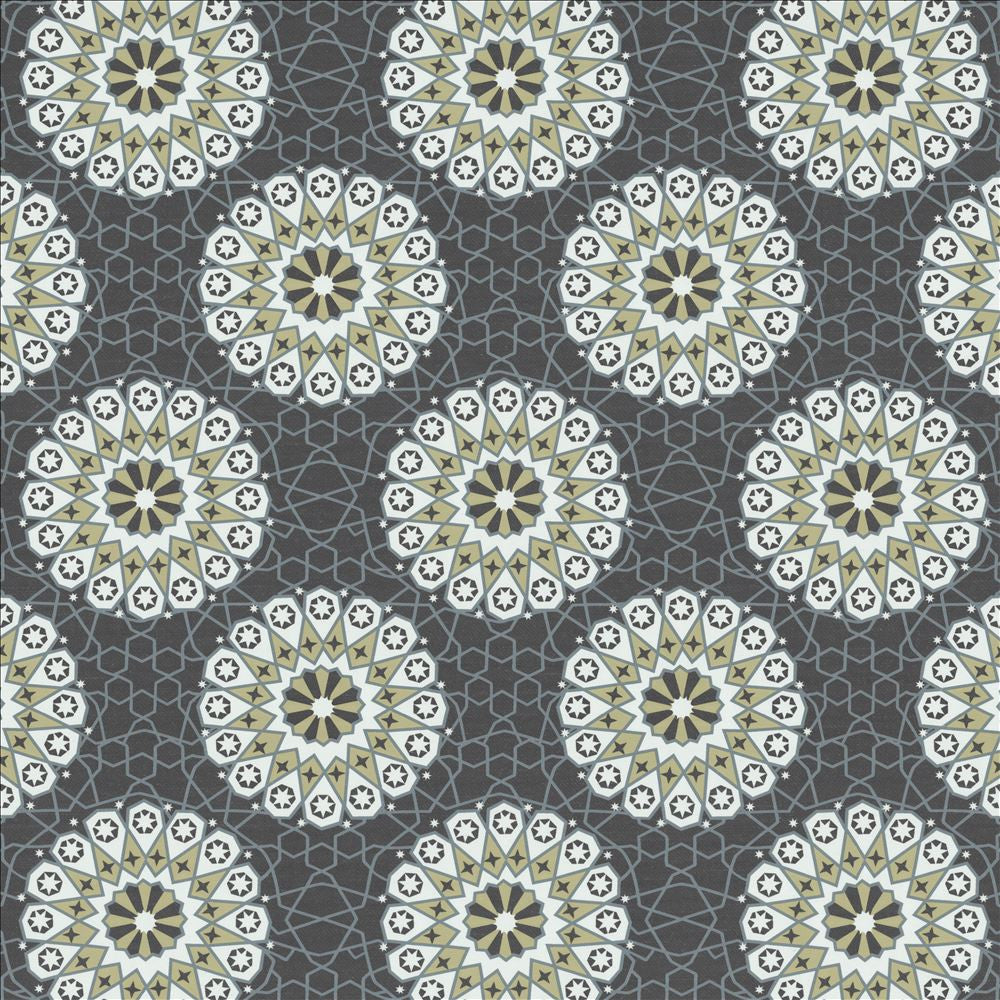 Heatonville 55 Ink by Kasmir Designer Fabric 1454 65% Polyester
35% Cotton
 SPAIN </p><p>Repeat: Horizontal: 12 2/8 inches and Vertical: 14 6/8 inches 55 - Swanky Fabrics -