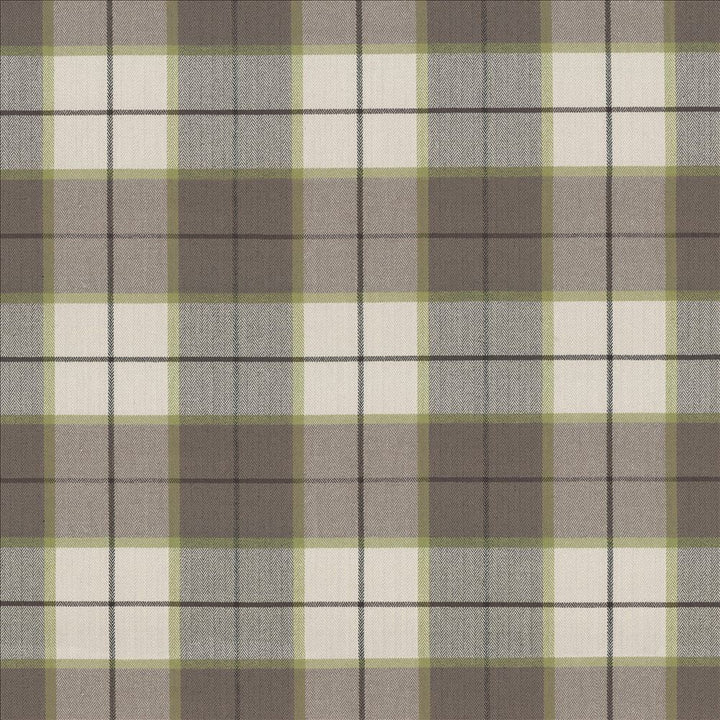 Hemingway Plaid Palm by Kasmir Designer Fabric 1446 50% Polyester 50% Viscose CHINA 68,000 Martindale Cycles Horizontal: 11 2/8 inches and Vertical: 11 2/8 inches 57 - Swanky Fabrics -
