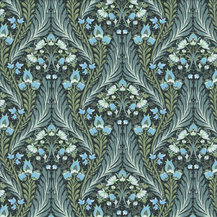 Hendon Blues  by Kasmir Designer Fabric 1477 100% Cotton  INDIA  </p><p>Repeat: Horizontal: 13 6/8 inches and Vertical: 9 inches 54  - Swanky Fabrics -