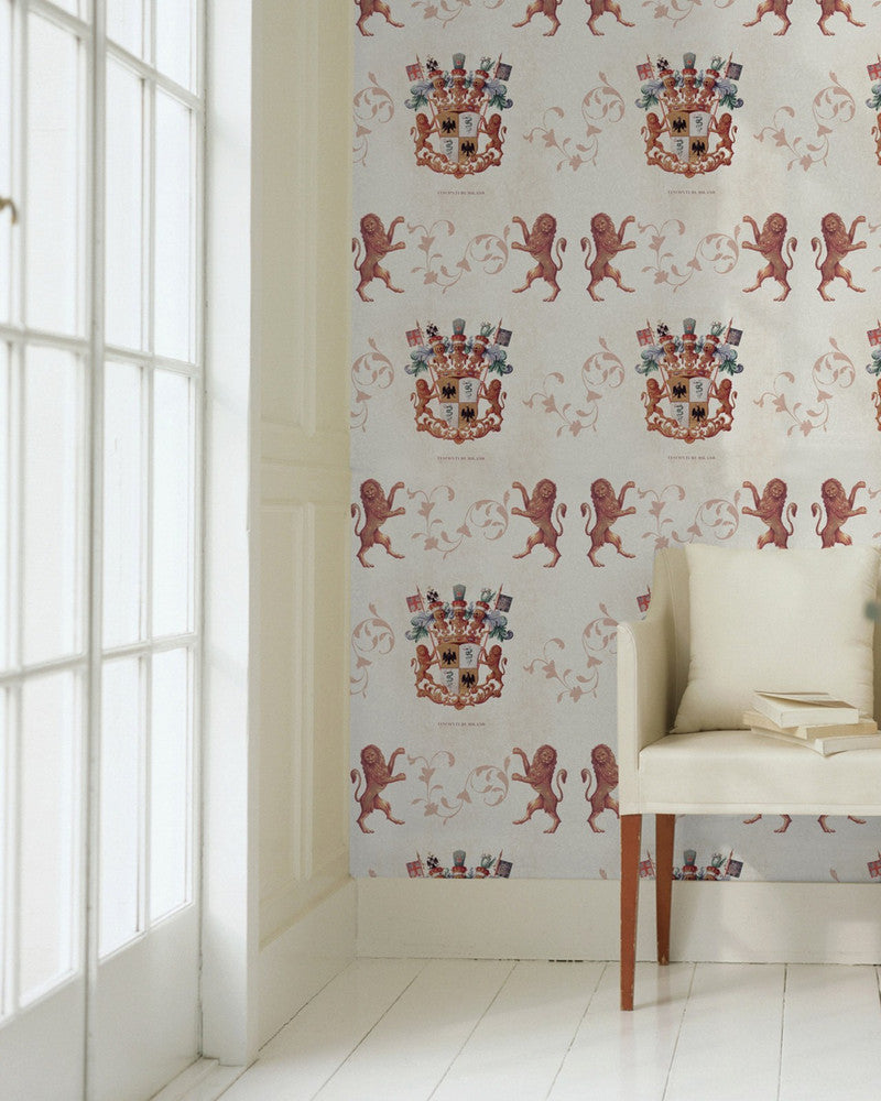 Heraldry Premium Wallpaper by Mind the Gap Designer Wallpaper WALLPAPER DESIGNER COLLECTION Non-woven Made in Europe Paste the wall 3 rolls x 20.5 x 3.25 yards - Swanky Fabrics -