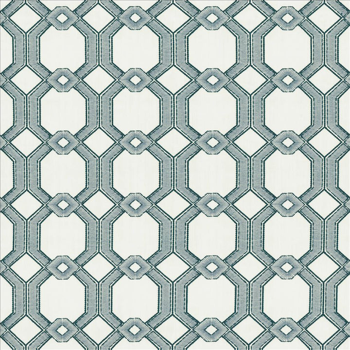 High Line Delft by Kasmir Designer Fabric 1454 100% Polyester
 INDIA Not Tested </p><p>Repeat: Horizontal: 6 6/8 inches and Vertical: 6 4/8 inches 53 - Swanky Fabrics -