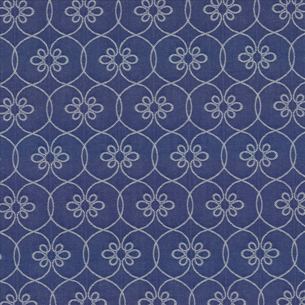 Holly Grove Porcelain  by Kasmir Designer Fabric 5088 55% Cotton
45% Polyester
 TAIWAN 15,000 Wyzenbeek Double Rubs Horizontal: 4 4/8 inches and Vertical: 6 6/8 inches 54  - Swanky Fabrics -