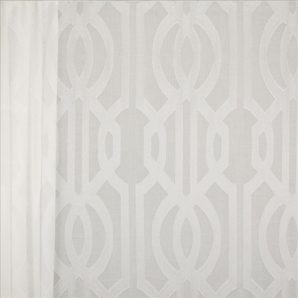 Hope Snow  by Kasmir Designer Fabric 1465 100% Polyester
 TURKEY Not Tested Horizontal: 9 5/8 inches and Vertical: 15 2/8 inches 118  - Swanky Fabrics -