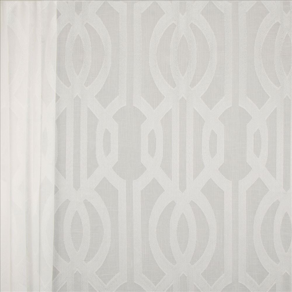 Hope Snow by Kasmir Designer Fabric 1465 100% Polyester
 TURKEY Not Tested </p><p>Repeat: Horizontal: 9 5/8 inches and Vertical: 15 2/8 inches 118 - Swanky Fabrics -